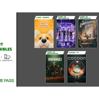 Programme Xbox Game Pass fin septembre-début octobre : Gotham Knights, Party Animals, Payday 3 et plus
