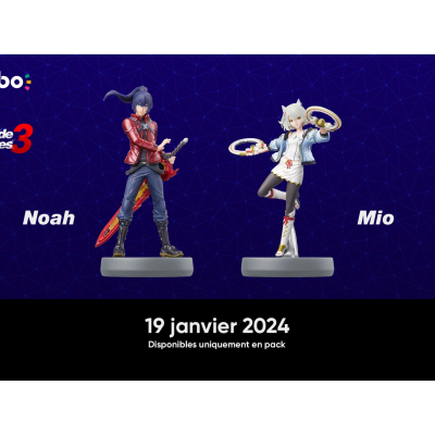 Nouvelles figurines amiibo annoncées : Zelda, Ganondorf, Noah, Mio et Sora