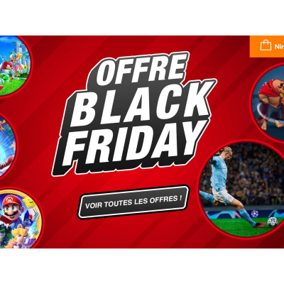 Offre Black Friday de Nintendo : Des centaines de jeux Switch en promotion sur l'eShop