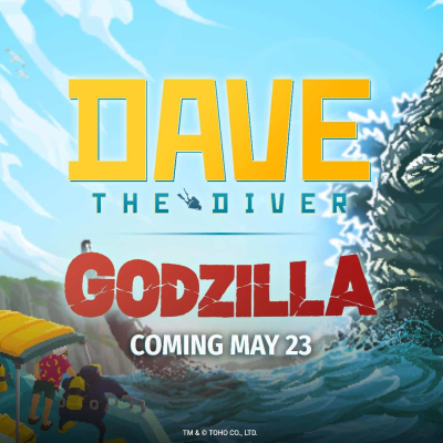 Dave the Diver affronte Godzilla dans un DLC gratuit le 23 mai